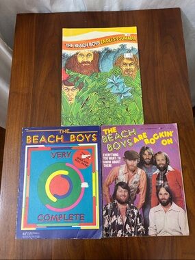 Vintage Beach Boys song books and magazine